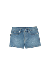 Short Sina Denim Strass - Light Blue