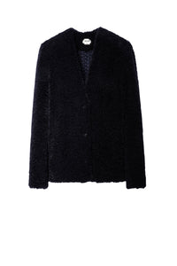 Manteau Mila Soft Curly - Noir