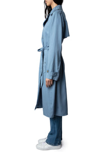 Manteau La Parisienne - Pale Denim