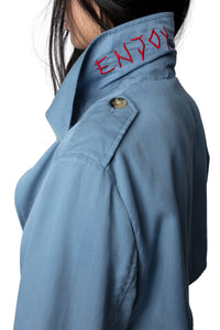 Manteau La Parisienne - Pale Denim