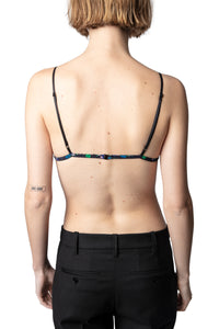 Soutien-gorge Bianca en soie - Noir