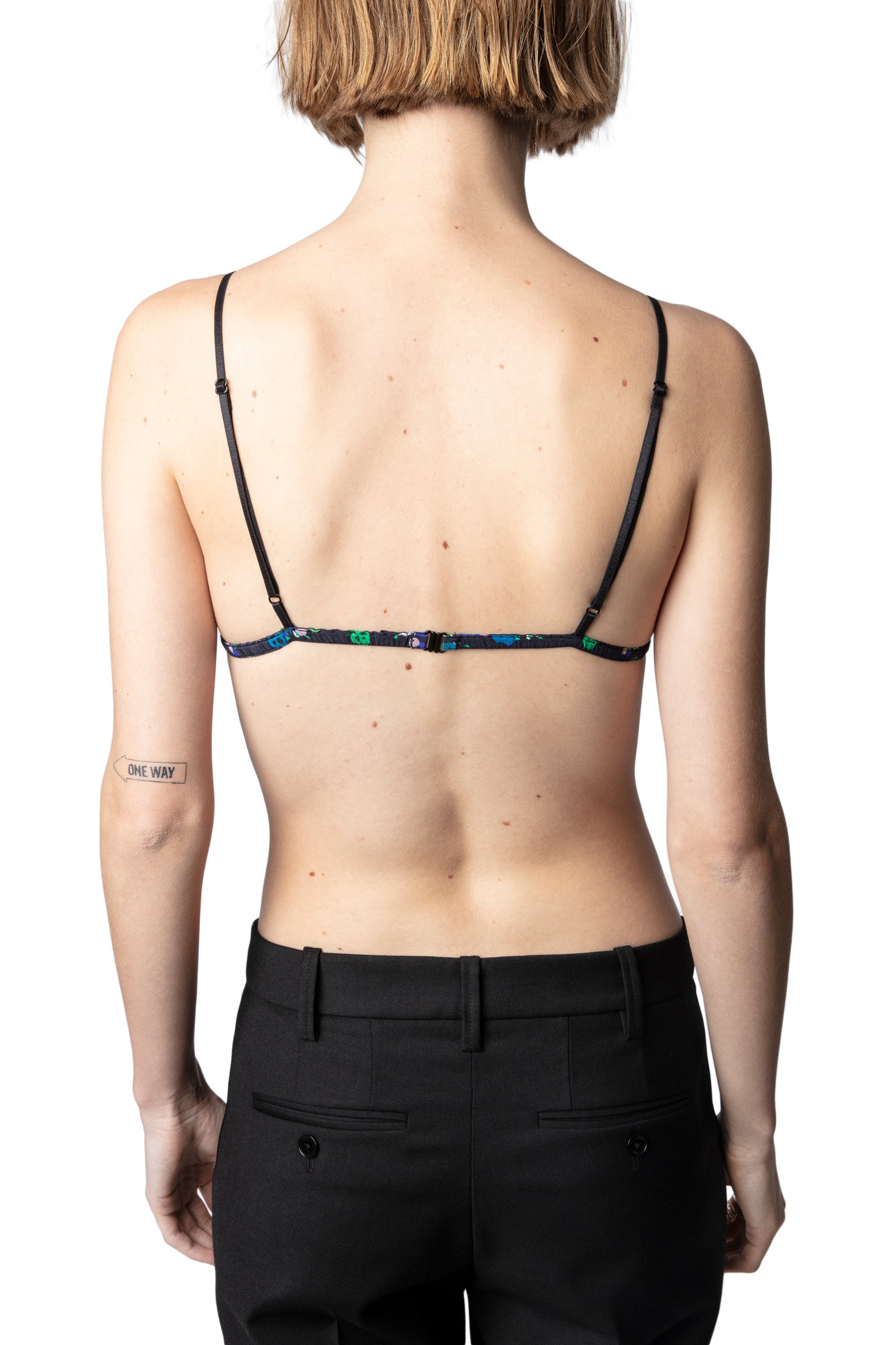 Soutien-gorge Bianca en soie - Noir