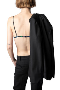 Soutien-gorge Bianca en soie - Noir