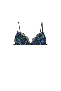 Soutien-gorge Bianca en soie - Noir