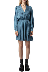 Remember satin dress - Bluestone