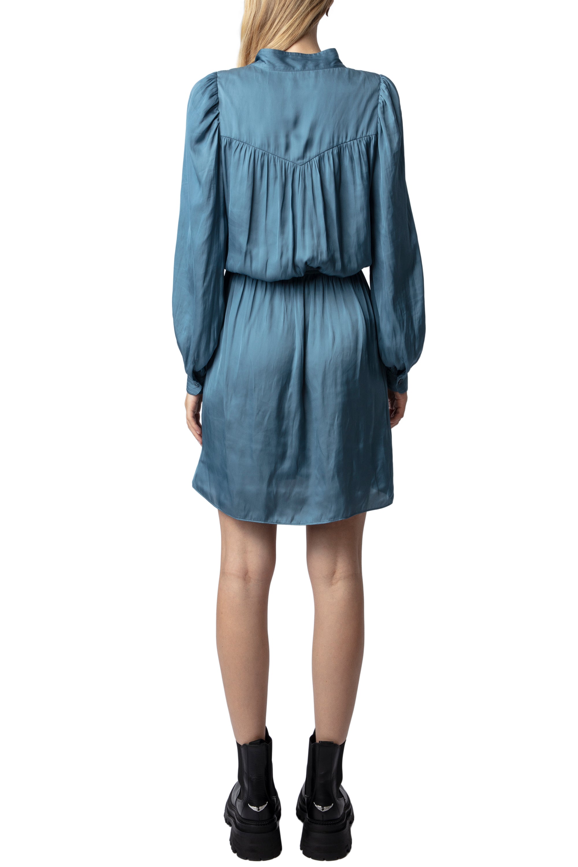 Remember satin dress - Bluestone