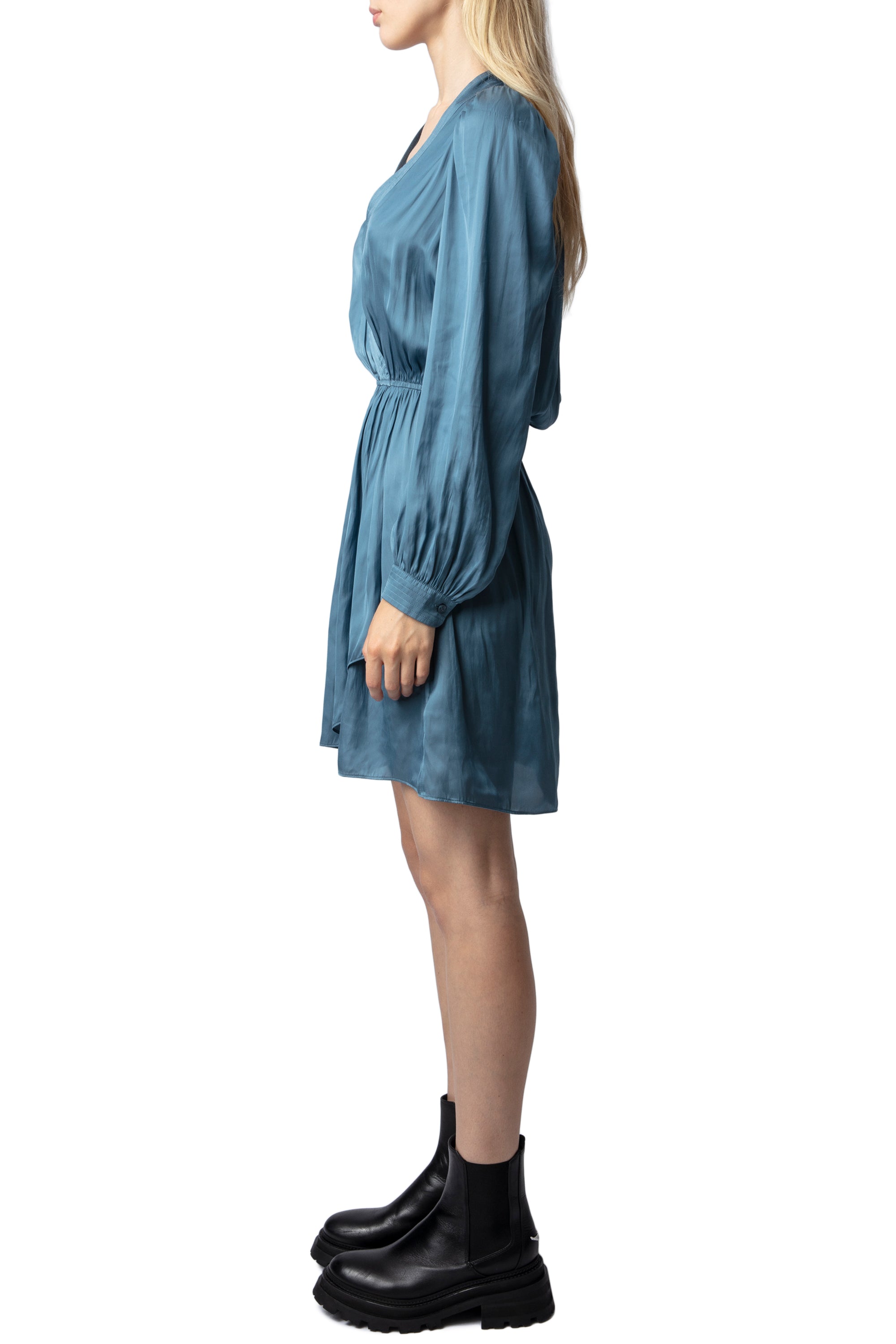 Remember satin dress - Bluestone