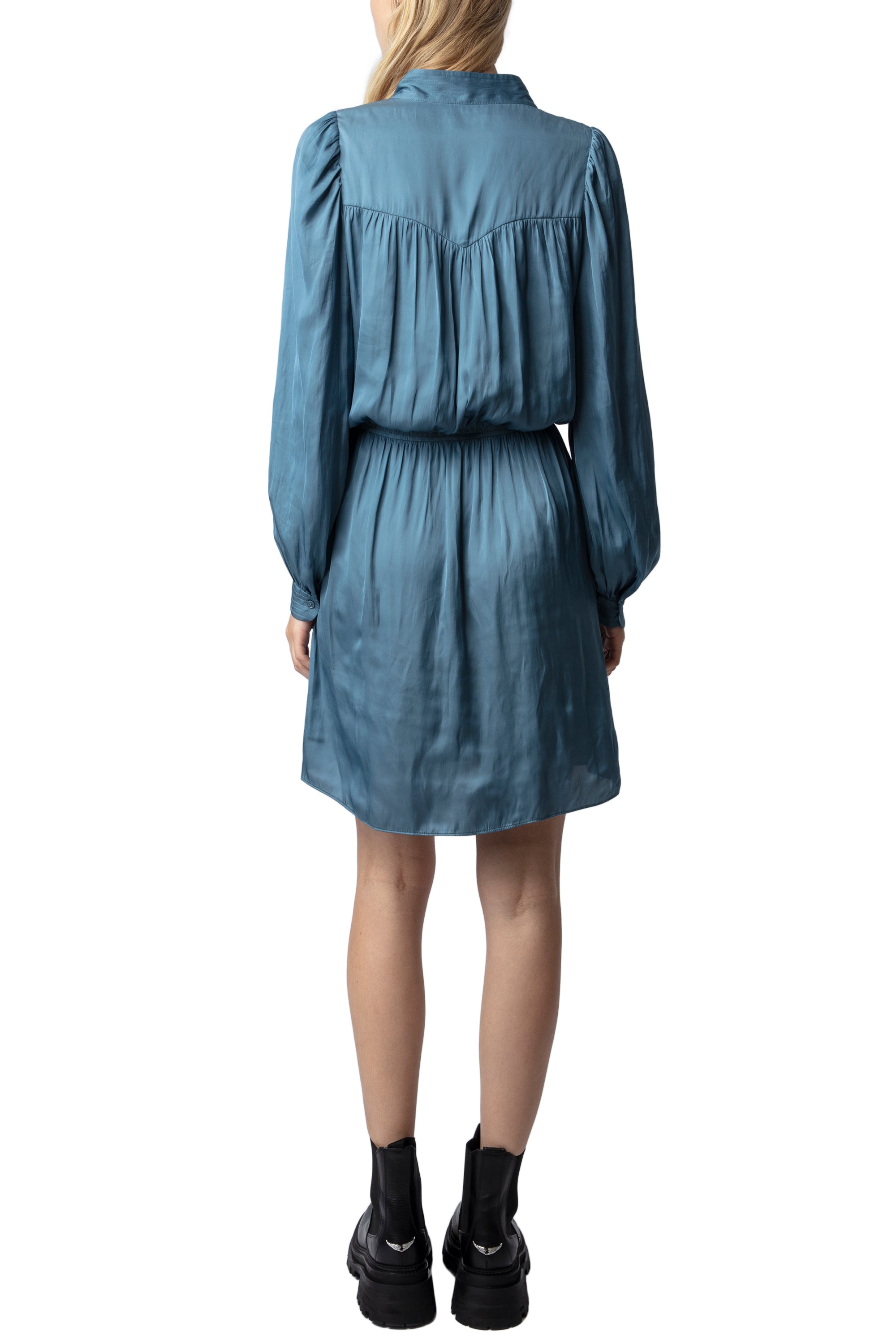 Remember satin dress - Bluestone