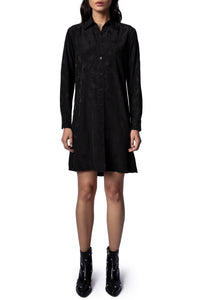 Robe Rais en soie - Noir