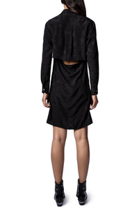 Robe Rais en soie - Noir