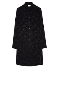 Robe Rais en soie - Noir