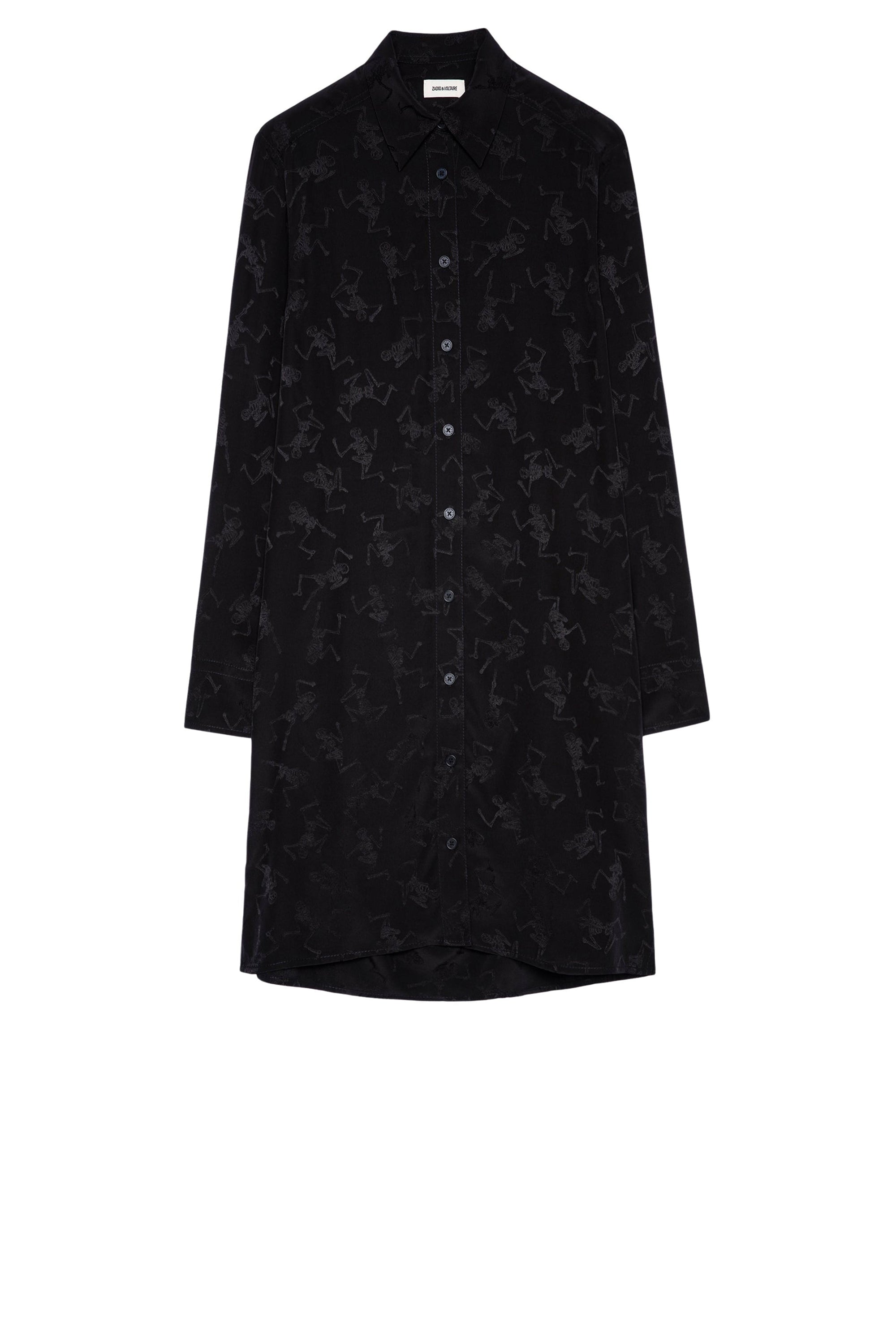 Robe Rais en soie - Noir