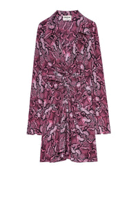 Robe Rozo en soie - Rose