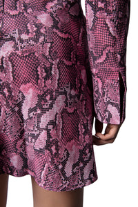 Robe Rozo en soie - Rose