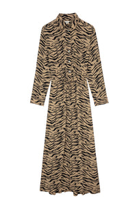 Radial Tiger dress - Natural