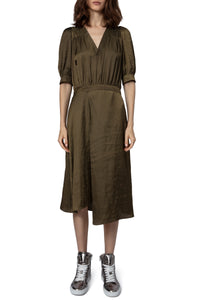 Robe Ralia satin - Bronze