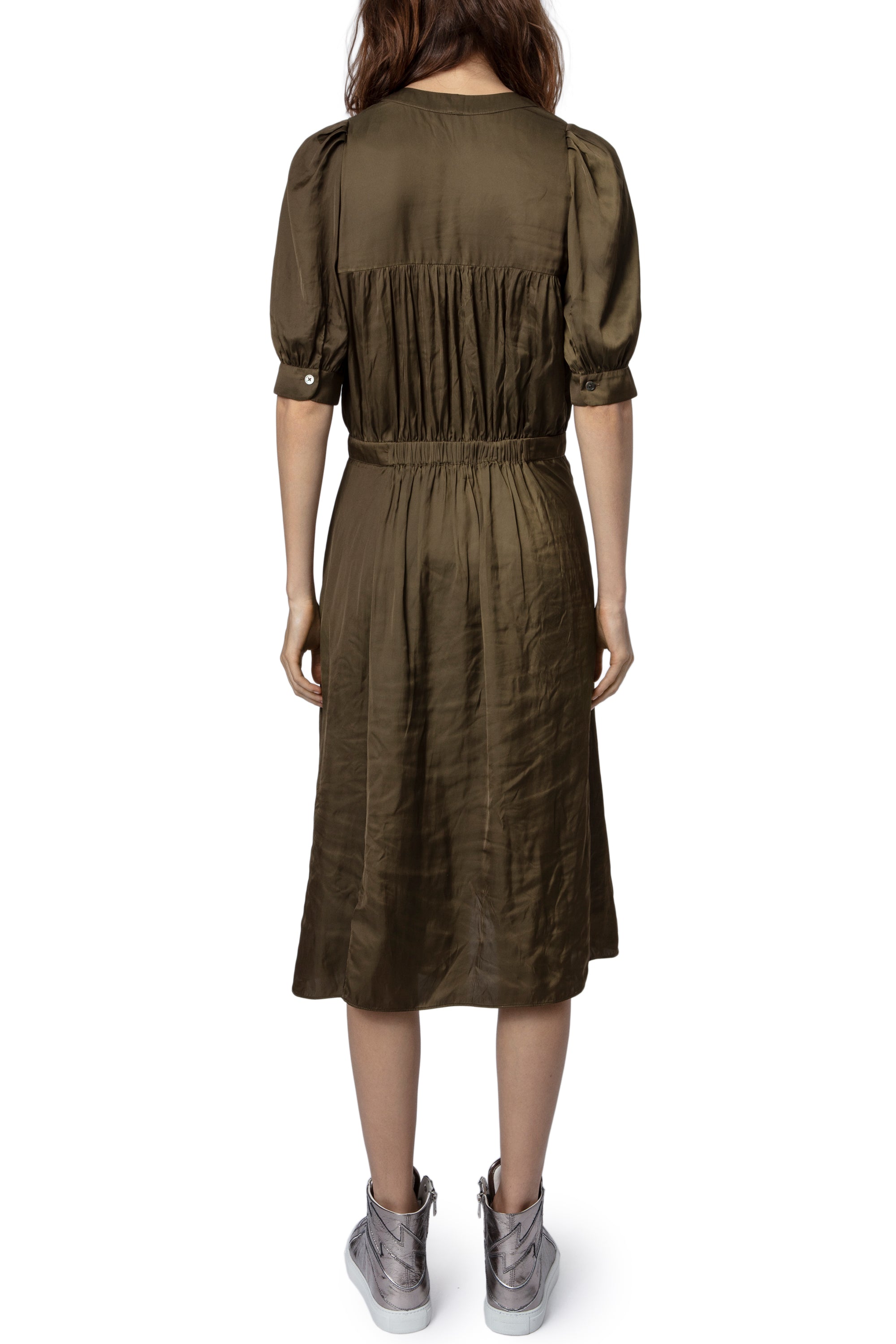 Robe Ralia satin - Bronze