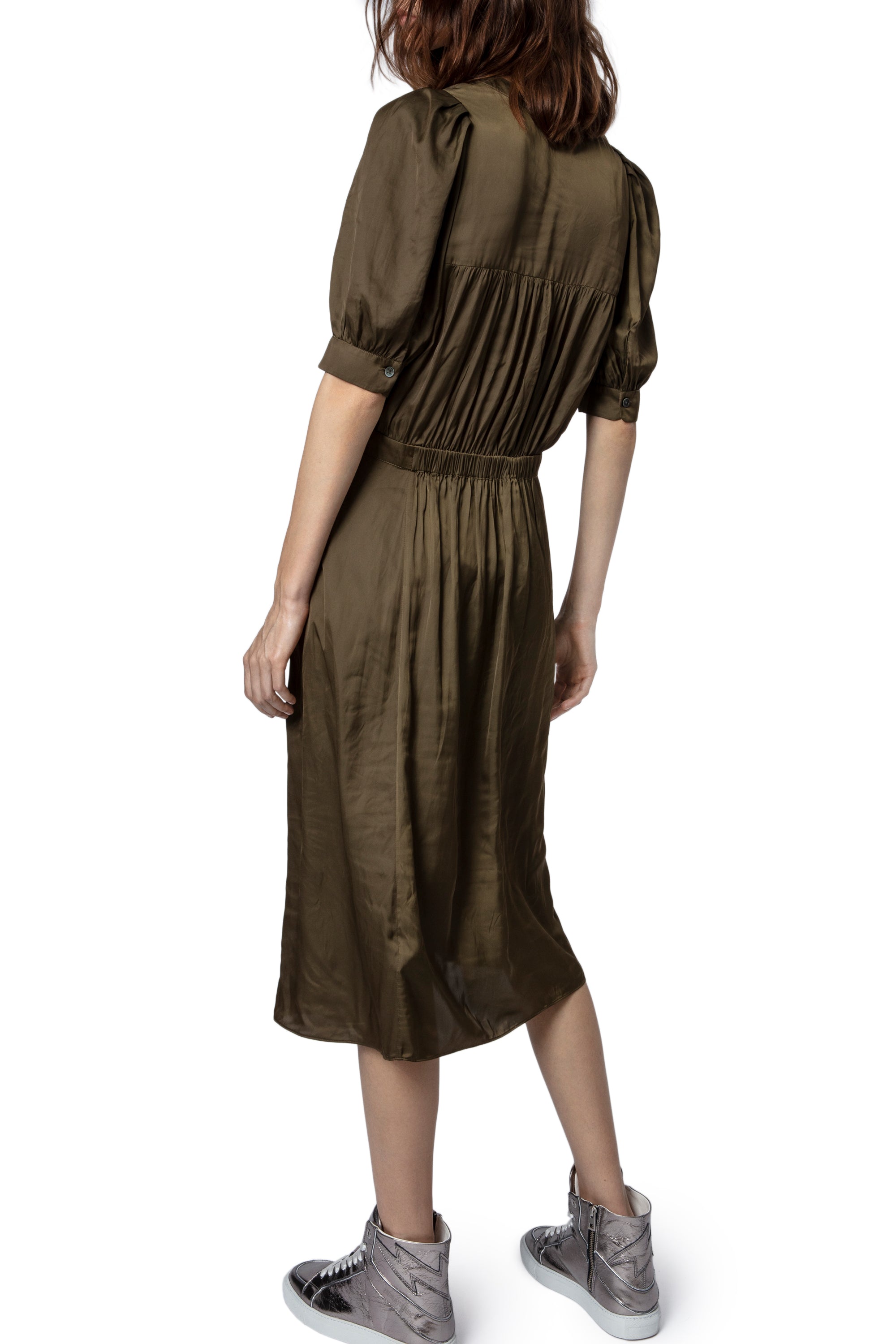 Robe Ralia satin - Bronze