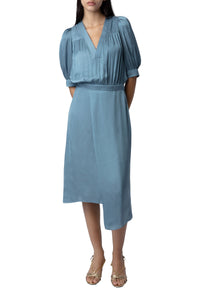 Robe Ralia en satin - Tonnerre