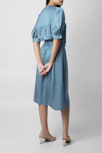 Robe Ralia en satin - Tonnerre