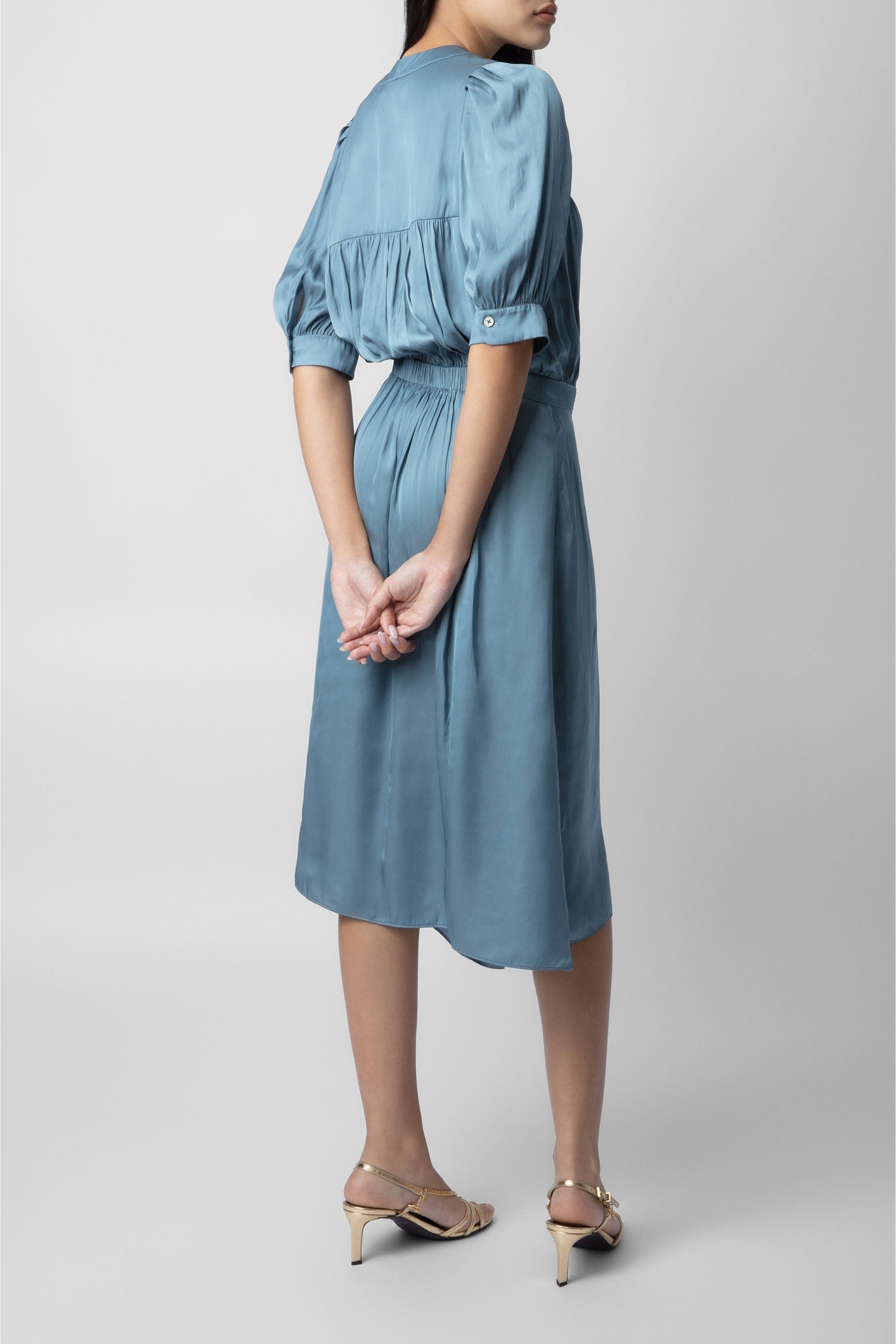 Robe Ralia en satin - Tonnerre