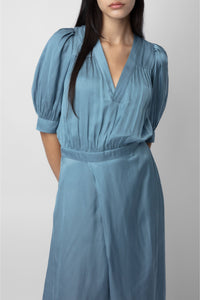 Robe Ralia en satin - Tonnerre