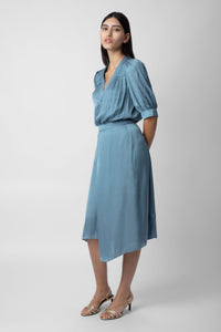 Robe Ralia en satin - Tonnerre