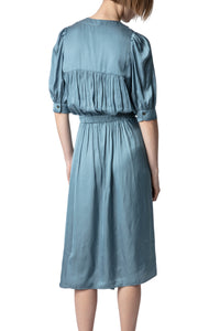 Robe Ralia en satin - Tonnerre