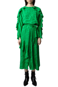 Robe Ritana Chaines en soie - Garden