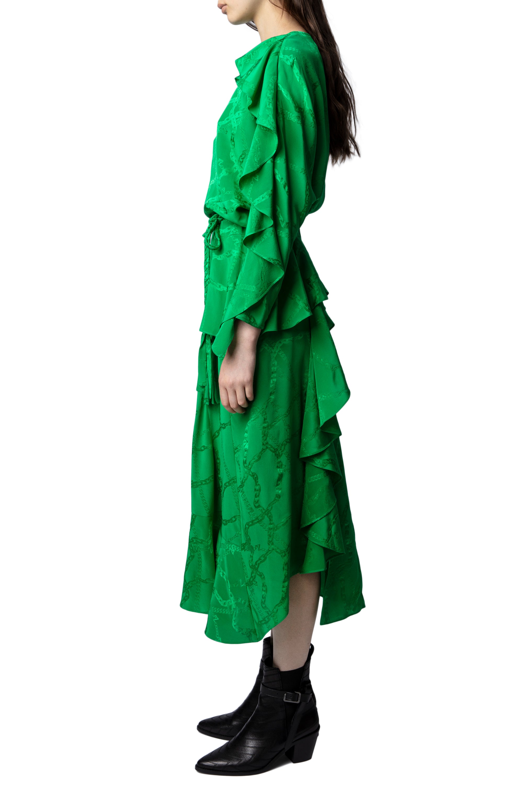 Robe Ritana Chaines en soie - Garden