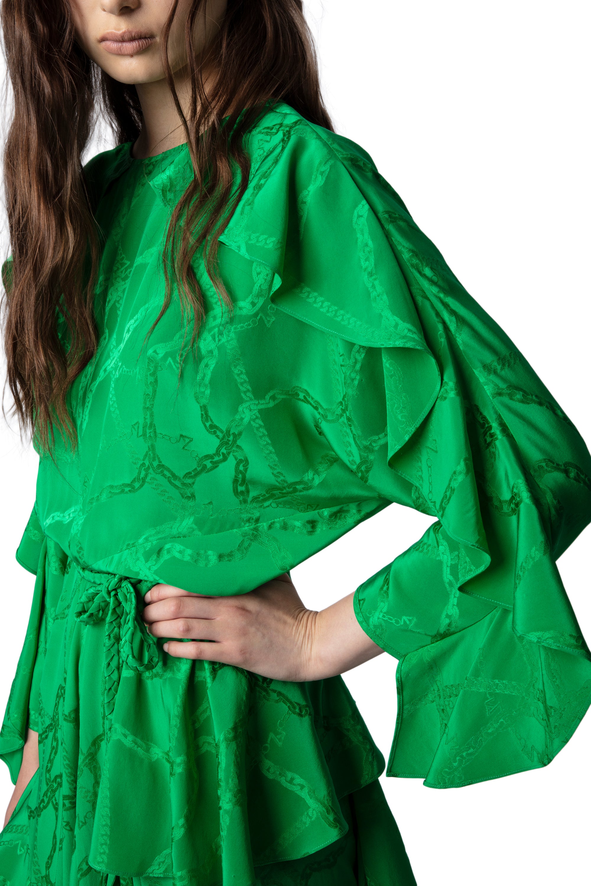 Robe Ritana Chaines en soie - Garden