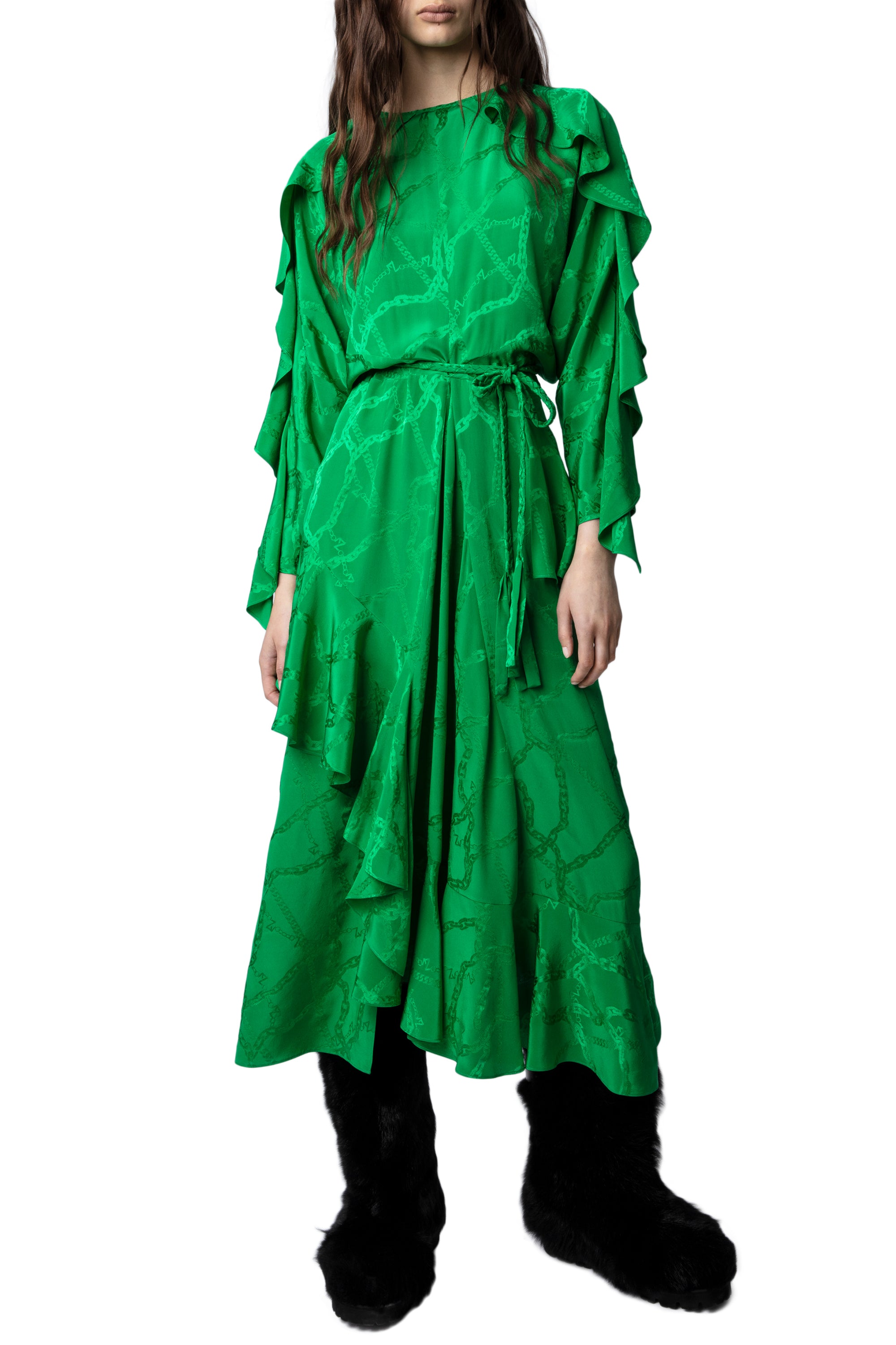 Robe Ritana Chaines en soie - Garden