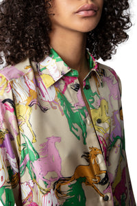 ZHORS LIGNE MASTIC RAIS TWILL HORSES