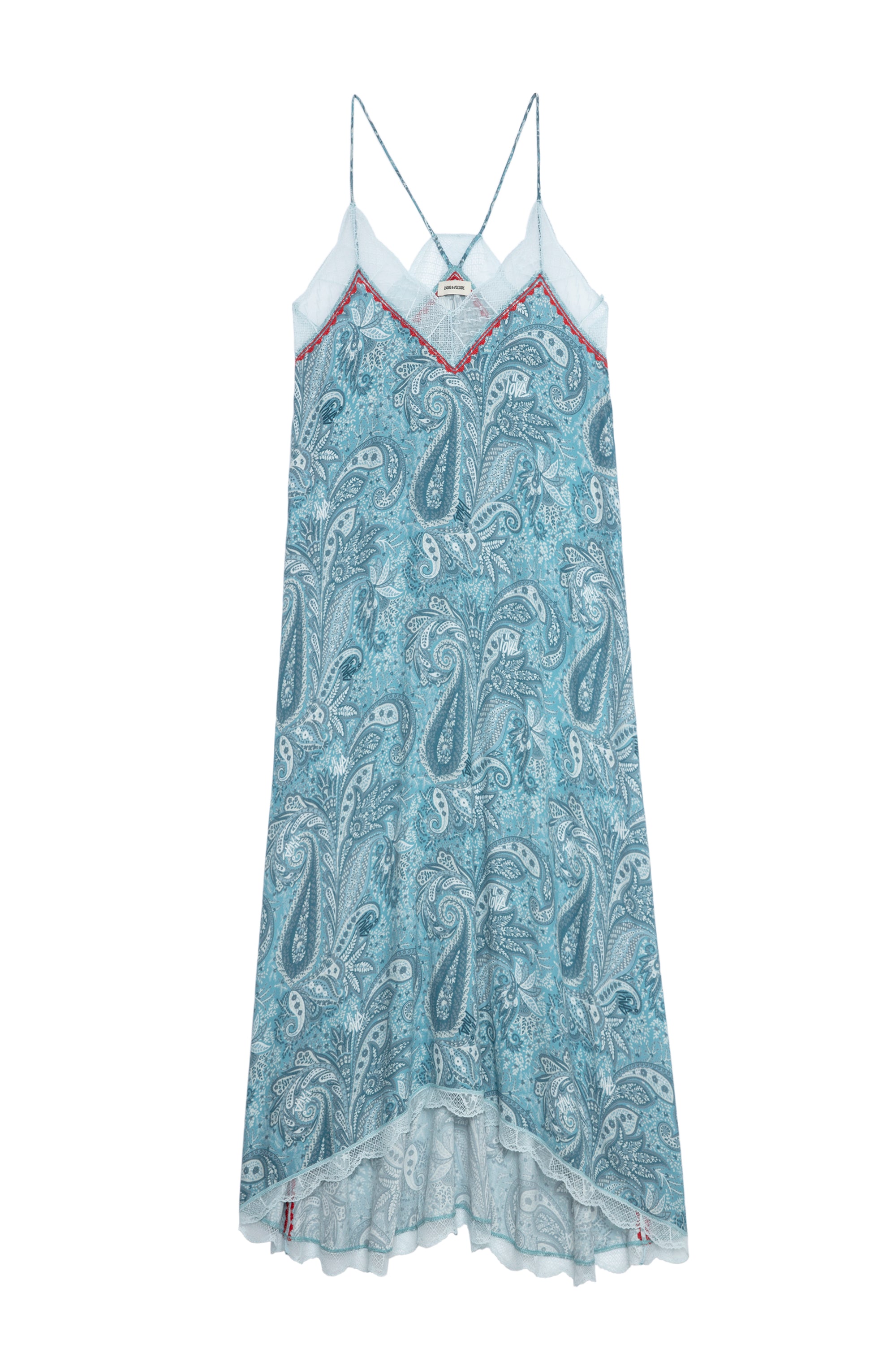 ZHORS LIGNE DENIM RISTY CREPE PAISLEY