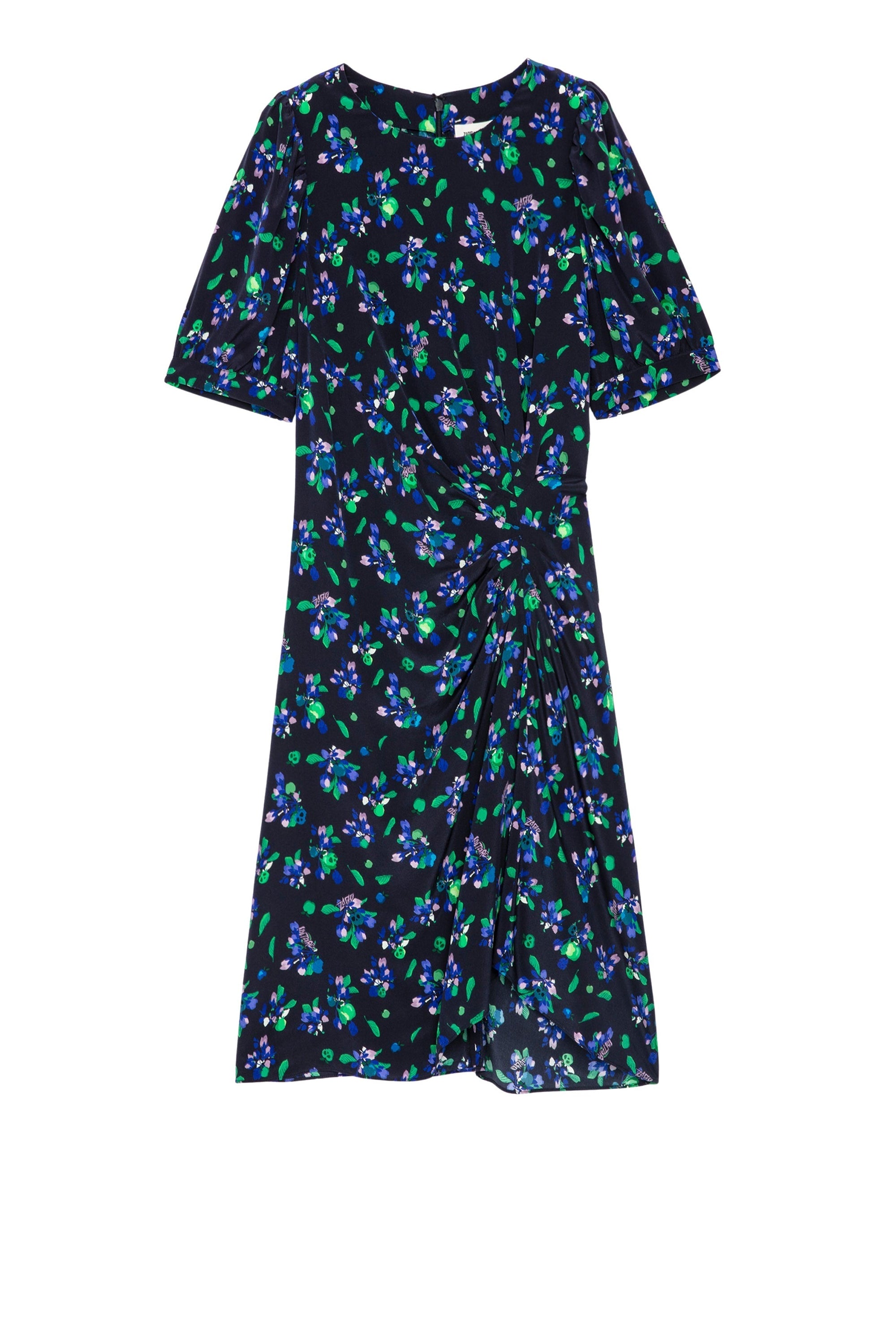 Rixe silk dress - Black