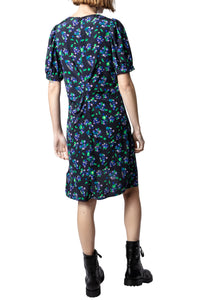Rixe silk dress - Black