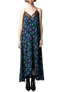 Risty dress in silk - Black