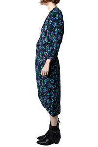 Renew silk dress - Black