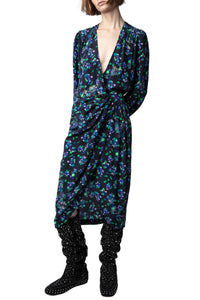 Renew silk dress - Black