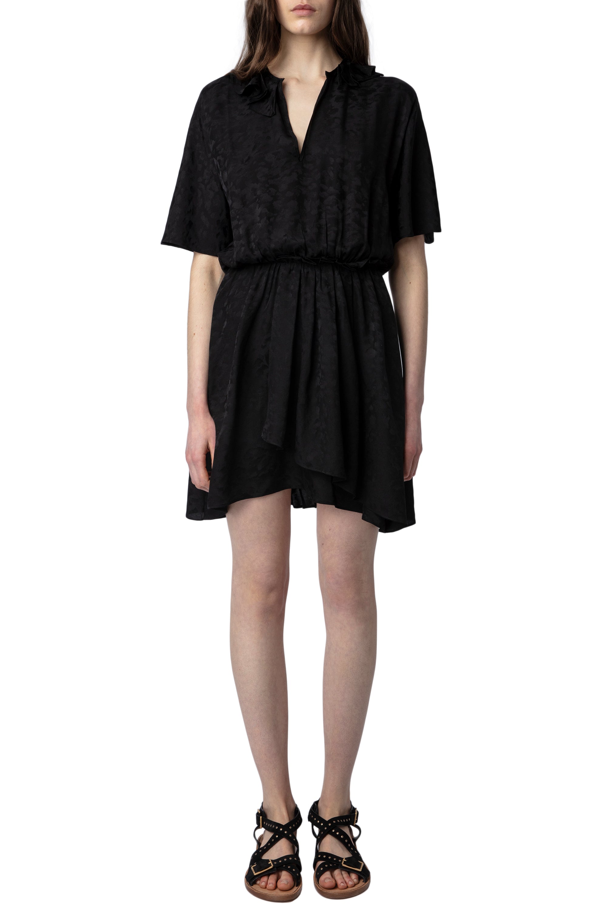 Rackyla dress in silk - Black