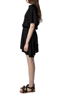 Rackyla dress in silk - Black