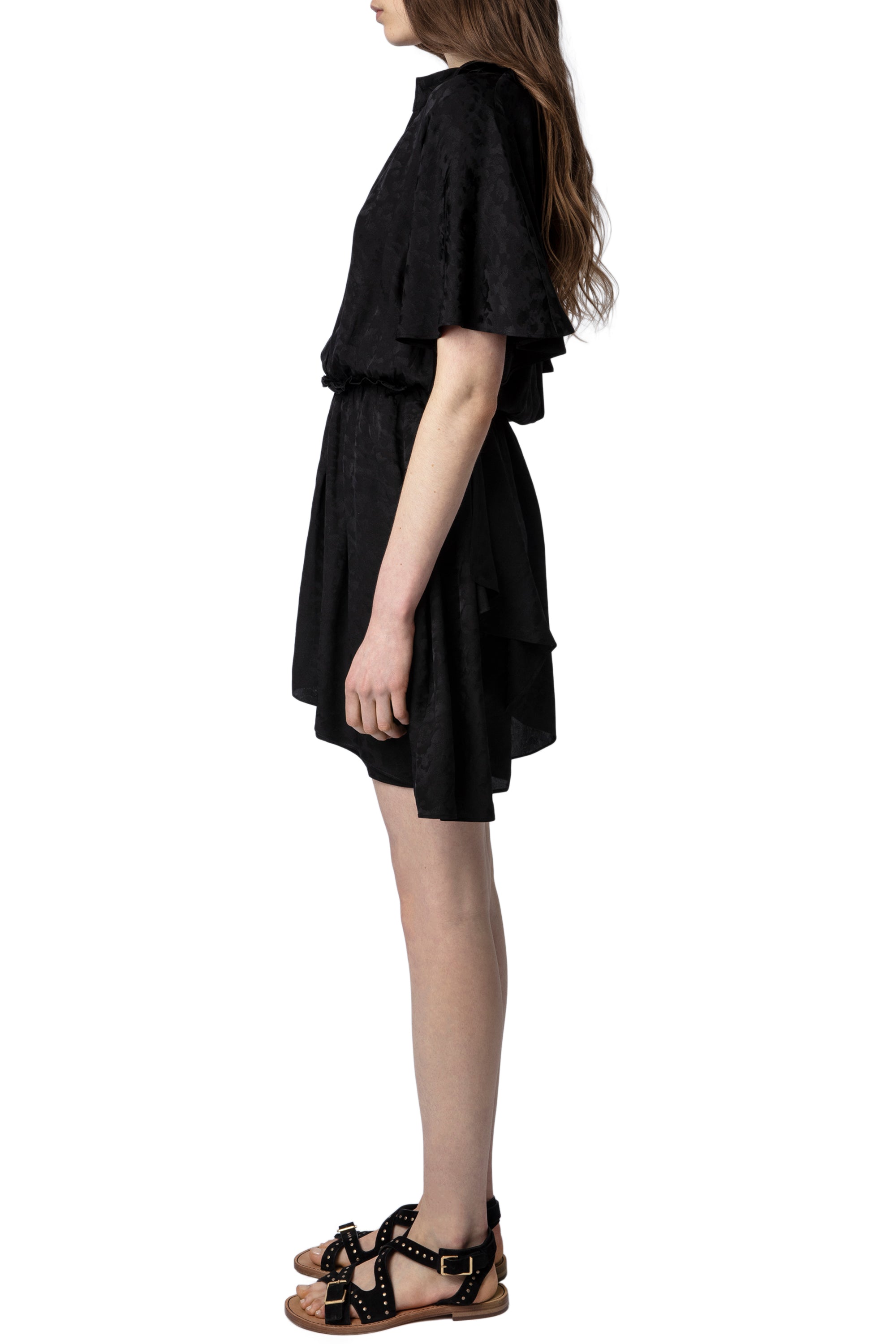 Rackyla dress in silk - Black