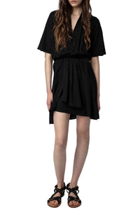 Rackyla dress in silk - Black