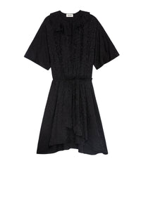 Rackyla dress in silk - Black