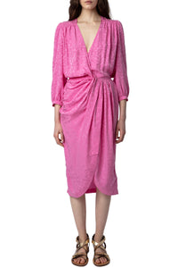 Robe Renew en soie - Tulipe