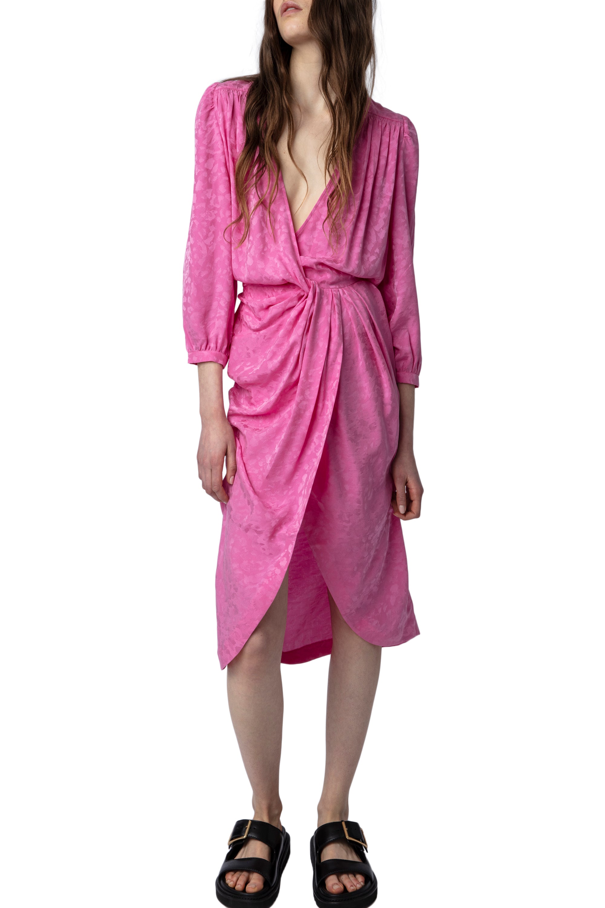 Robe Renew en soie - Tulipe