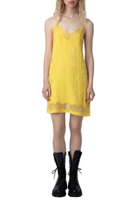 Robe Crystal en soie Jacquard - Sun