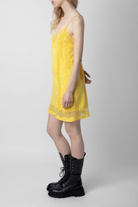 Robe Crystal en soie Jacquard - Sun
