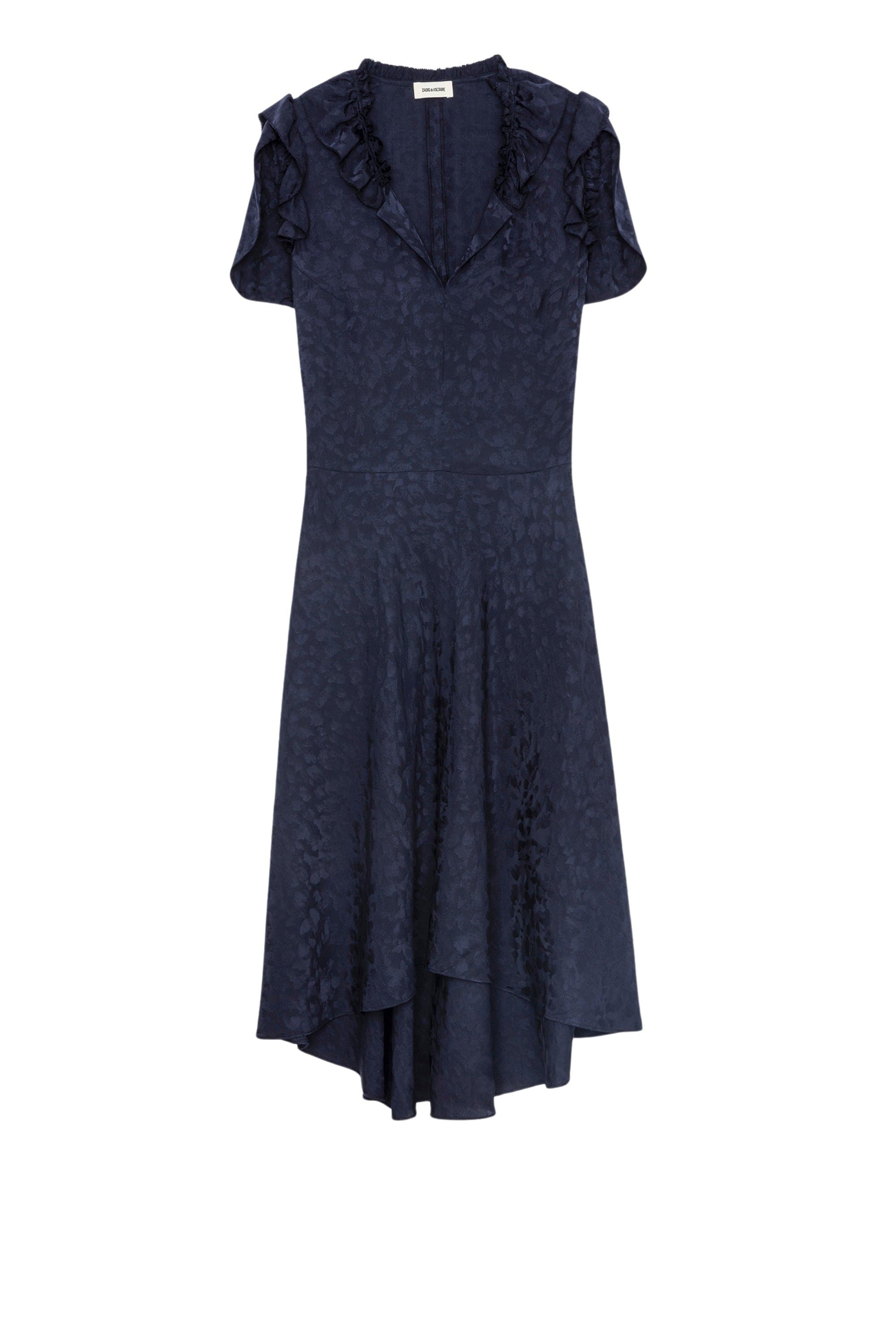 Robe Roberty léopard en soie - Encre