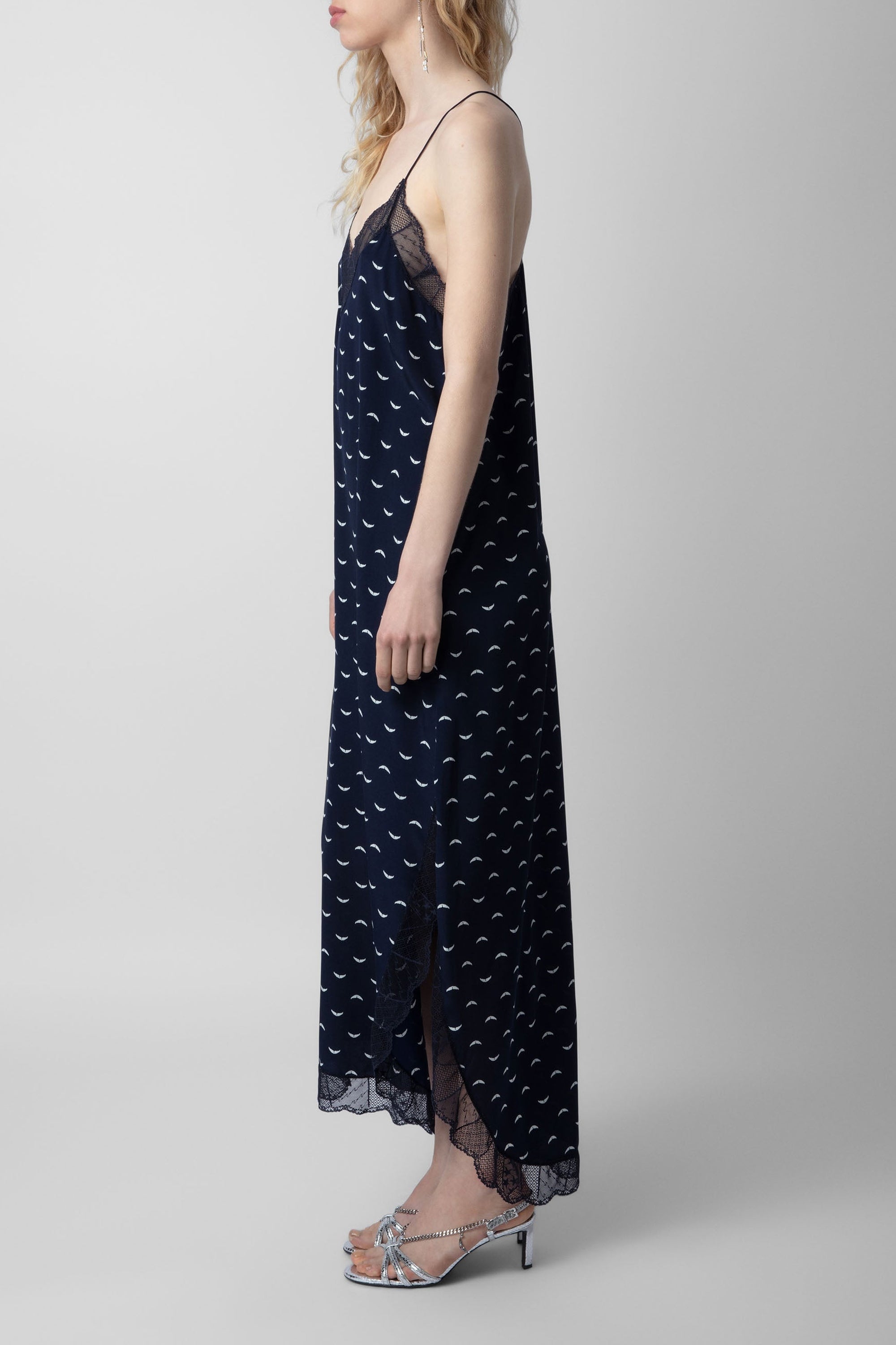 Robe Ristyl en soie - Marine